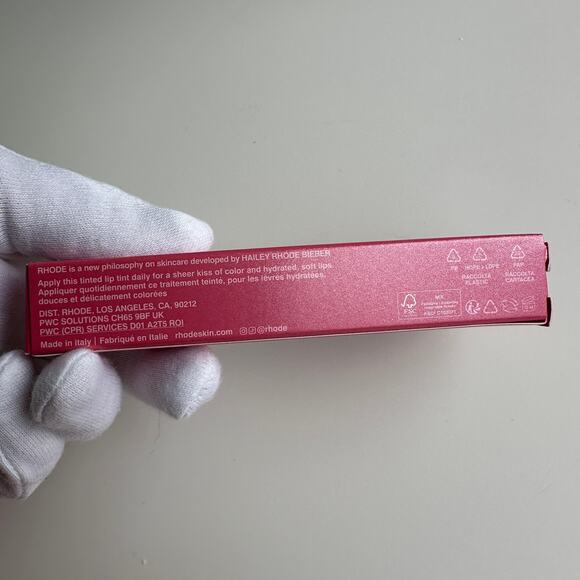 Rhode Sugar Cookie Peptide Lip Tint Gift Set Stickers and Bag LA Popup Brand New - Picture 11 of 16